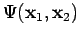 $\displaystyle \Psi({\mathbf x}_1, {\mathbf x}_2)$